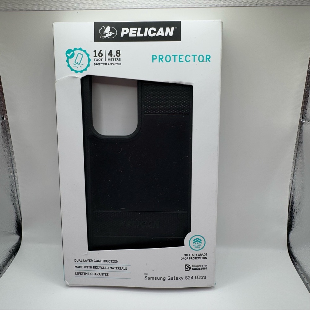 Pelican Black Phone Case for Samsung Galaxy S24 Ultra